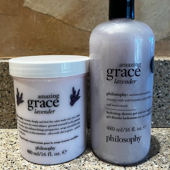 Other - Philosophy Amazing Grace Lavender Jumbo Body Creme and Shower Gel! NEW
